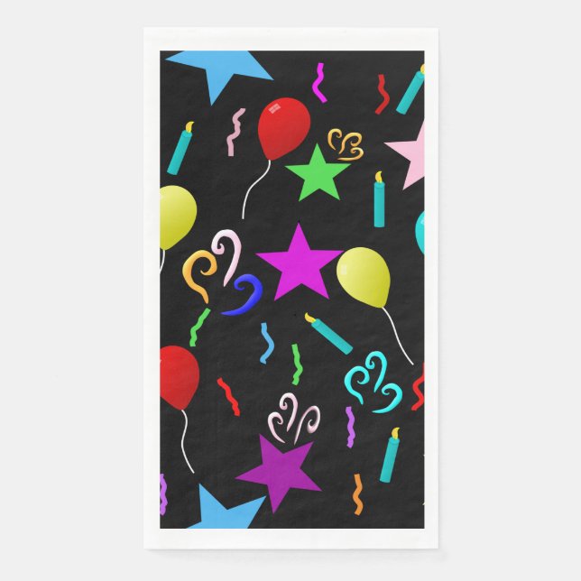 Party an! serviette (Vorderseite)