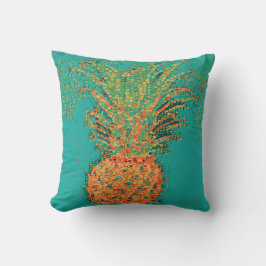 Party-Ananas-Abstrakter Ananas auf Hell Kissen