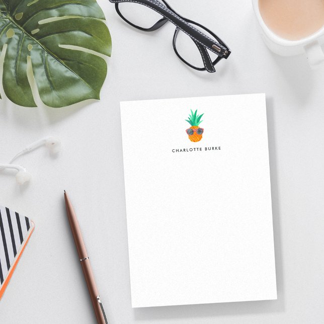 Party Ananas | PERSONALISIERT Post-it Klebezettel (Von Creator hochgeladen)