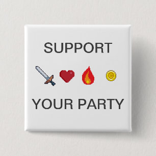 Party-Anhänger Button