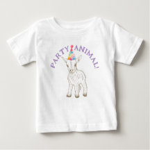 Party Animal Baby Shirt - Funny Goat Birthday T-Sh
