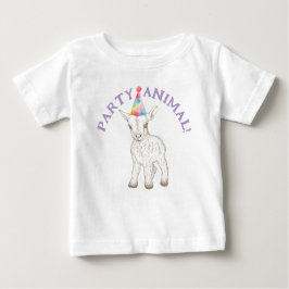 Party Animal Baby Shirt - Funny Goat Birthday T-Sh