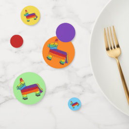 PARTY ANIMAL Cinco de Mayo Rainbow Donkey Piñata Konfetti