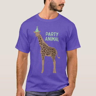 Party Animal Giraffe Giraffe Giraffe Giraffe T-Shirt