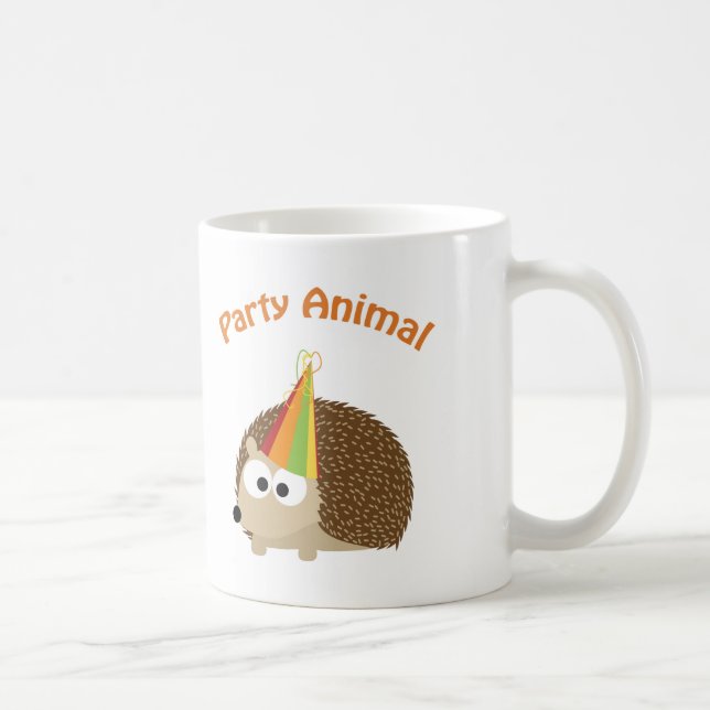 Party Animal! Igel Kaffeetasse (Rechts)