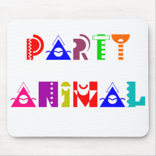 Party Animal Mouse Pad Mousepad