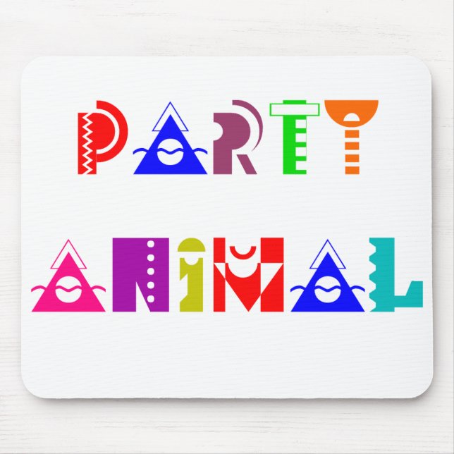 Party Animal Mouse Pad Mousepad (Vorne)