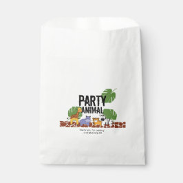 Party Animal Safari Thema Geburtstag Grün Geschenktütchen