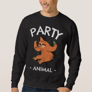 Party Animal Sloth Sweatshirt