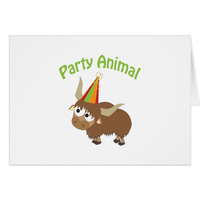 Party Animal Yak (Vorderseite (Horizontal))