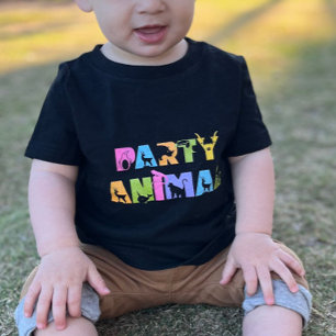 Party Animal Zoo Safari Geburtstagsparty Baby T-shirt