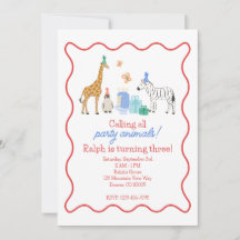 Party Animals Einladung
