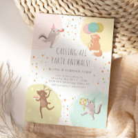 Party Animals farbenfrohe Kinder Geburtstagsparty
