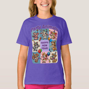 Party Animals "Frohes Neues Jahr" T-Shirt