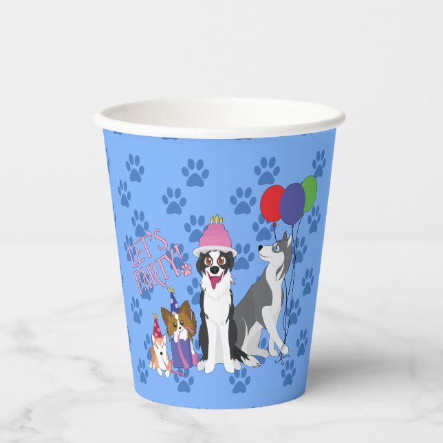 Party Animals Paper Cup Pappbecher (Vorderseite)