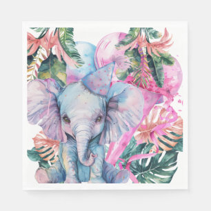 Party Animals Safari Jungle Wild Einen Geburtstag Serviette