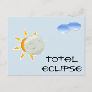 Party "Anzeigen von Eclipse" insgesamt Einladungspostkarte