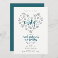 PARTY Aquamarin Beach Glam Diamant Herzlich willko