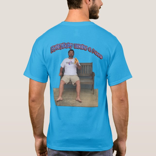 Party auf Dave! T-Shirt (Rückseite)