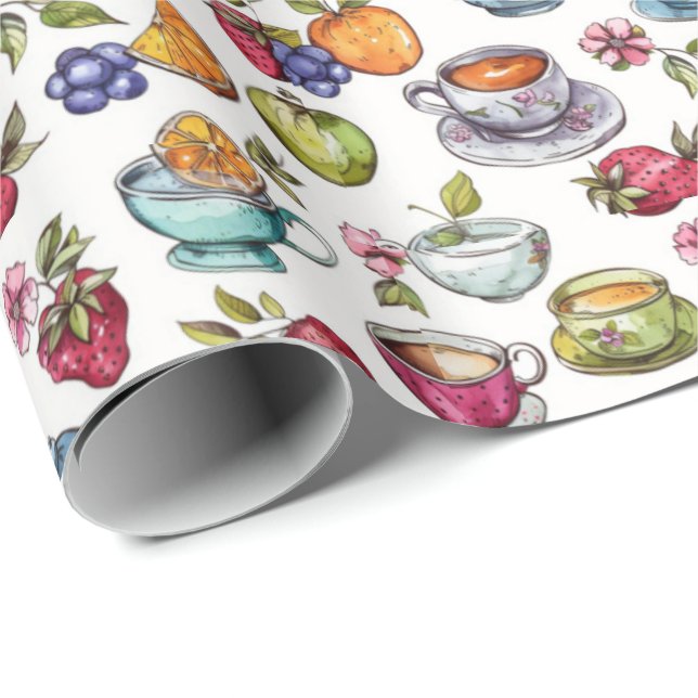 Party aus Fun Geschenkpapier (Rolleneckpunkt)