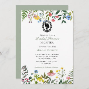 Party aus Hochgarten, schöne, weiche Pastellfarben Einladung