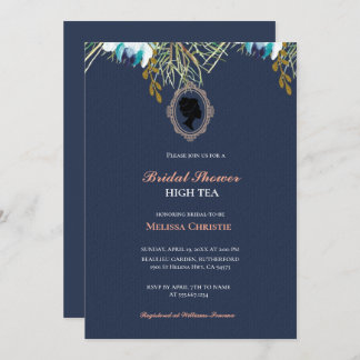 Party aus Hochgarten, schöne, weiche Pastellfarben Einladung