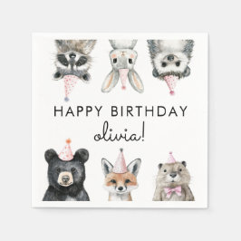 Party aus Holz Serviette