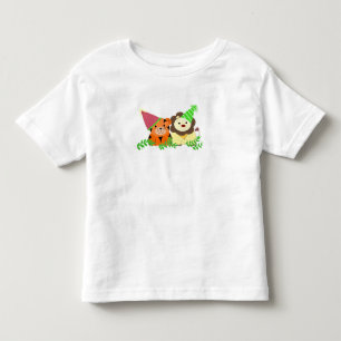 Party aus Tiger und Löwe Kleinkind T-shirt