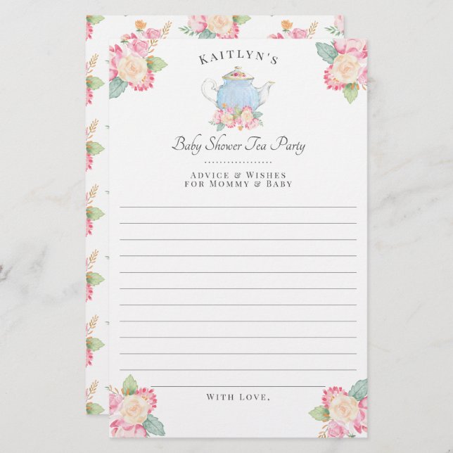 Party: | Babyduschberatung (Vorne/Hinten)