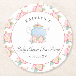 Party: | Babydusche Runder Pappuntersetzer