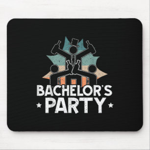 Party Bachelor Drink Team Bierbrauerei Mousepad