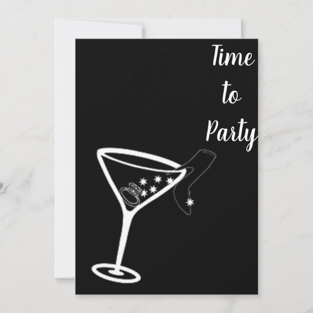 **PARTY BACHLELORETTE** EINLADUNG (Vorderseite)