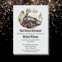 Party-Bahnhof für Ruhestandsbahnen