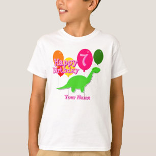 Party-Ballon-Grün-Dino-T-Shirt alles- Gute zum T-Shirt