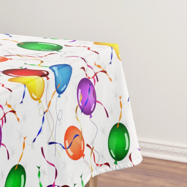 Party Balloon Tablecloth Tischdecke (Beispiel)