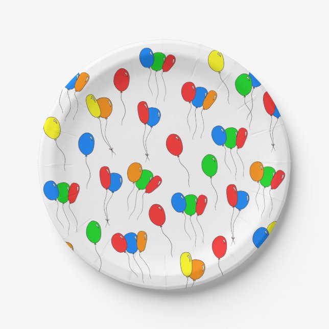 Party Balloon Tellers Pappteller (Vorderseite)