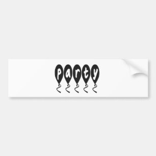 Party Balloons Autoaufkleber