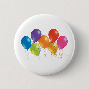 Party Balloons Button