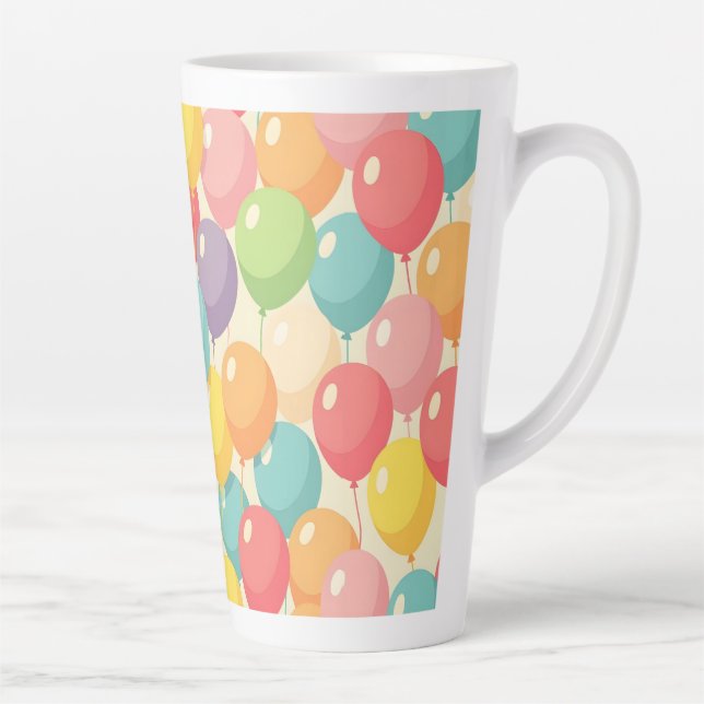 Party balloons in different colors milchtasse (Rechts)