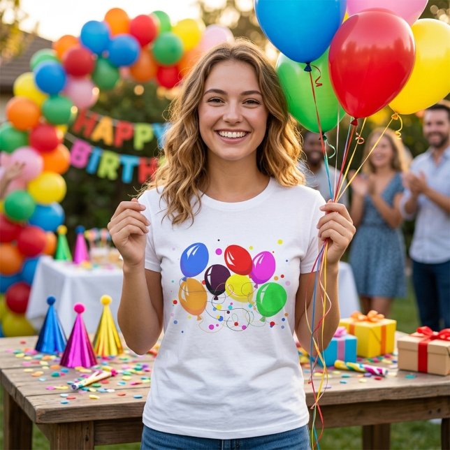 Party Balloons T - Shirt (Von Creator hochgeladen)