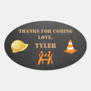 Party Bau Danke, Aufkleber