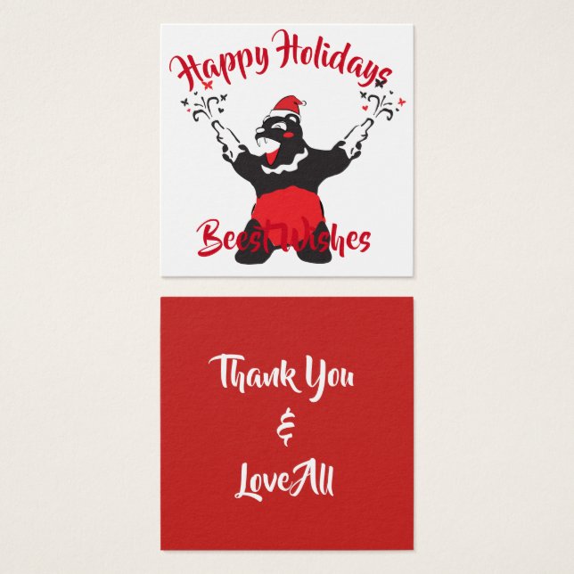 Party Bear Vielen Dank (Vorne & Hinten)