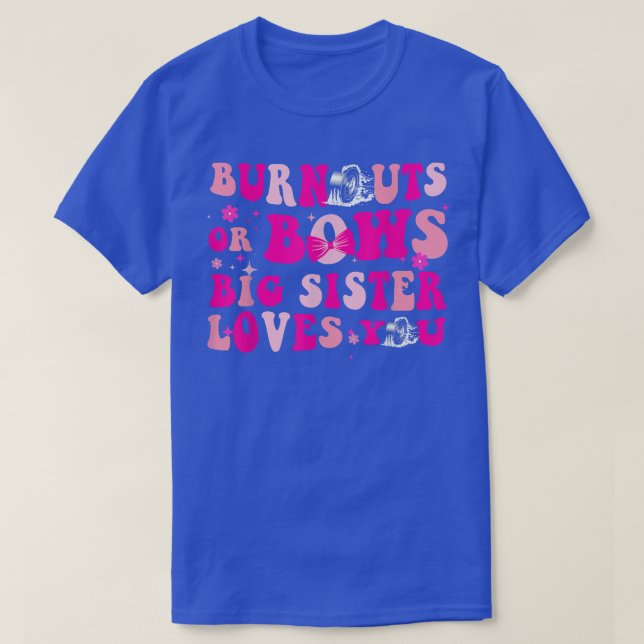 Party bei Wahlausfällen oder Bows Gender Reveval A T-Shirt (Design vorne)