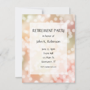 Party beleuchtet Rente Party Einladung