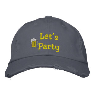 Party bestickter Hut