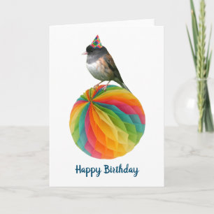 Party Bird Birthday Card Karte