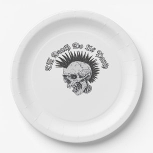 Party, bis der Tod uns Party Halloween feiert Pappteller