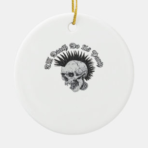 Party, bis der Tod uns scheidet Halloween Keramik Ornament