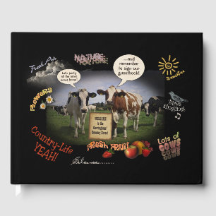 Party bis die Kühe kommen Zuhause Gästebuch