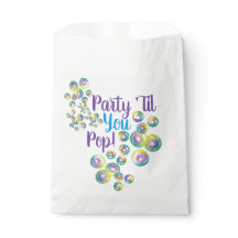 Party, bis du Pop bläst Blasen eilig